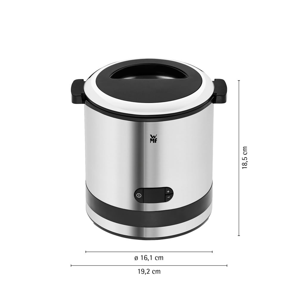 WMF Küchenminis 3in1 Eismaschine, für Frozen Joghurt, Sorbet und Eiscreme, Gefrierbehälter 300 ml, Eisportionierer, 30-Minuten-Time, spülmaschinengeeignete Teile, Ice Cream Maker