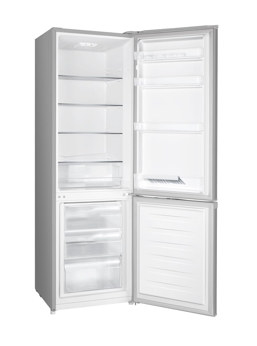 Gorenje RK 4182 PS4 Kühl-Gefrier-Kombination/ Höhe 180 cm/ Kühlen 198 L/ Gefrieren 66 L/ Gemüsefach/ 39dB/ LED Beleuchtung/ HxBxT: 180 x 55 x 55,7 cm / Grau