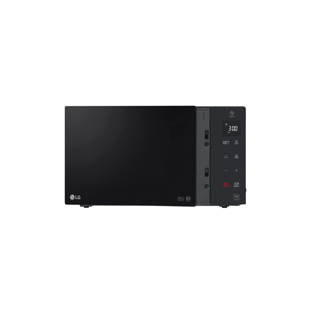 LG MH6535GDS Mikrowelle (25 L, 1000 W) mit Grill (LED-Display, Smart Inverter Technologie, pflegeleicht), Schwarz