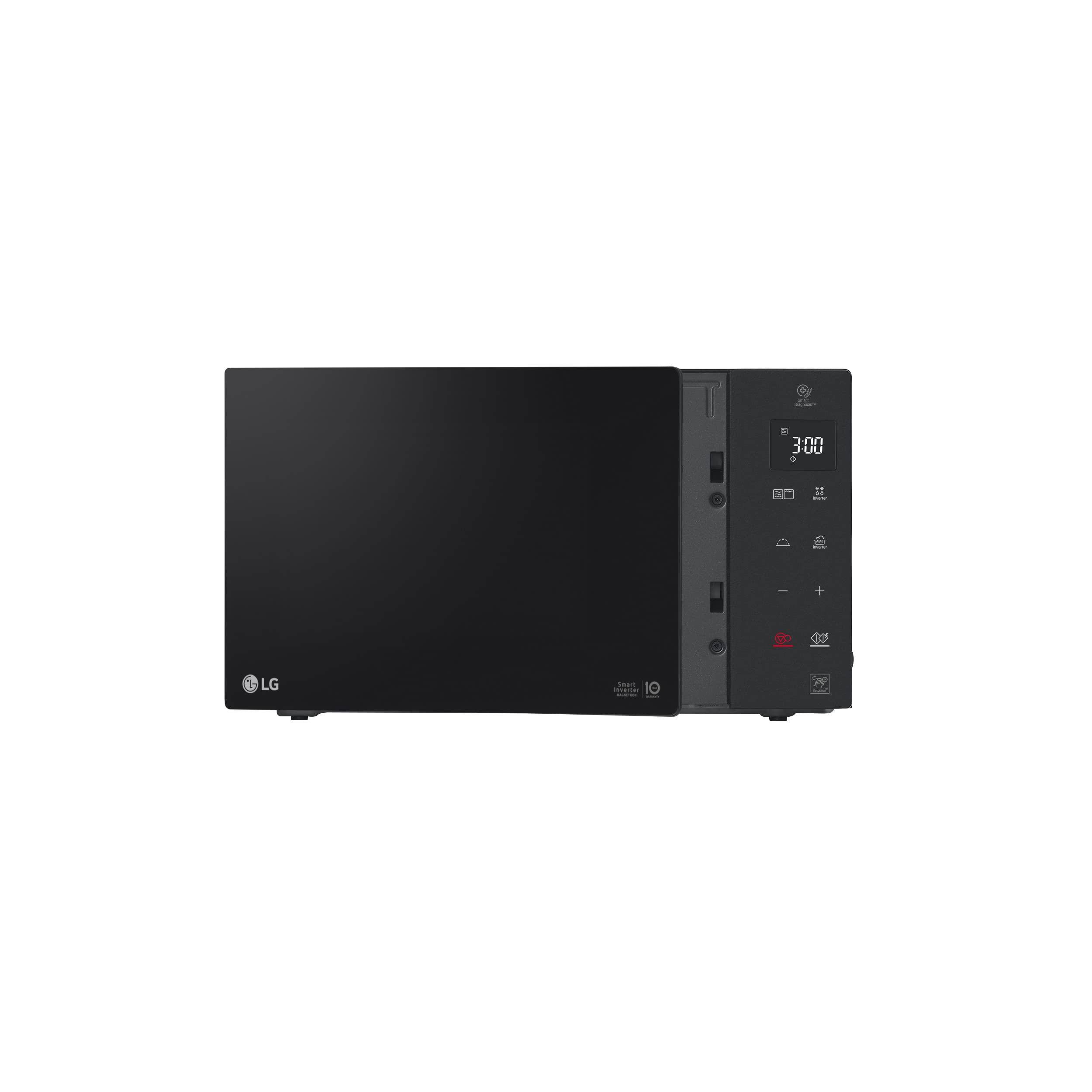 LG MH6535GDS Mikrowelle (25 L, 1000 W) mit Grill (LED-Display, Smart Inverter Technologie, pflegeleicht), Schwarz