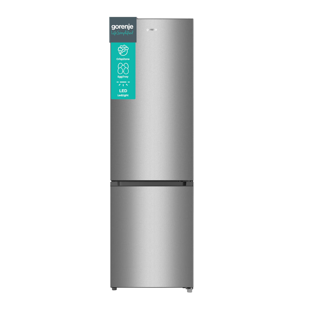 Gorenje RK 4182 PS4 Kühl-Gefrier-Kombination/ Höhe 180 cm/ Kühlen 198 L/ Gefrieren 66 L/ Gemüsefach/ 39dB/ LED Beleuchtung/ HxBxT: 180 x 55 x 55,7 cm / Grau