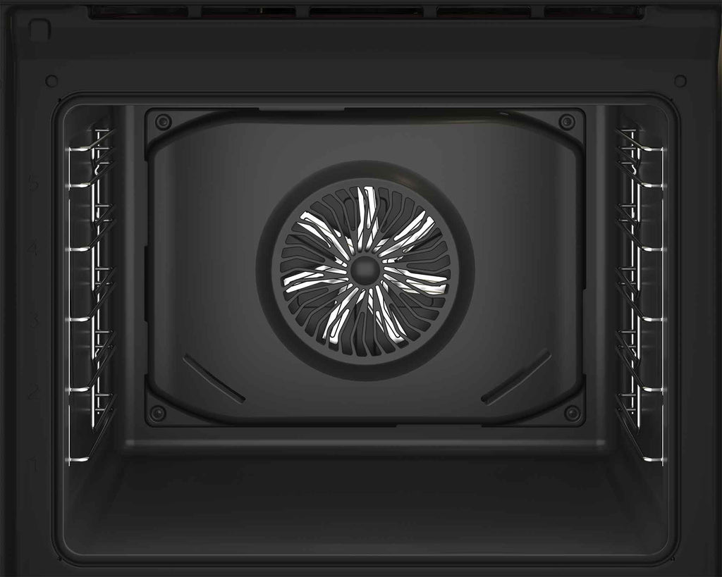 Beko BBIM12300X b300 Einbau-Backofen, 60 cm Backofen, 72 l Volumen, Dampfreinigung SteamShine, 8 Heizarten, AeroPerfect für gleichmäßiges Backen, Multifunktionsofen, Edelstahl