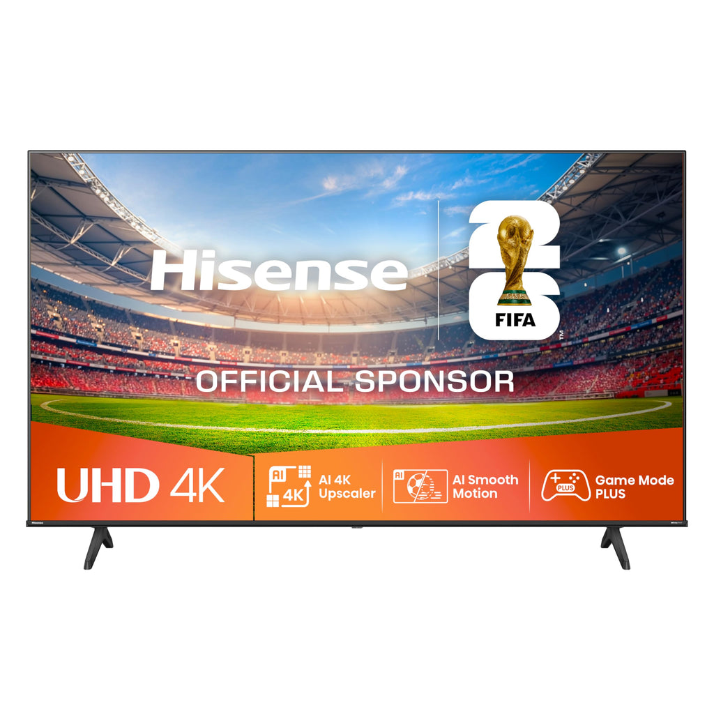 Hisense 43E6NT 108cm (43 Zoll) Fernseher, 4K UHD Smart TV, Precision Colour, HDR, Dolby Vision, 60Hz, Triple Tuner DVB-C/S/S2/T/T2, WiFi, HDMI 2.1, Bluetooth, Alexa Built-in, Schwarz, [2024]