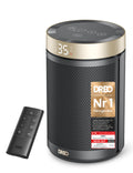 Dreo Energiesparender Heizlüfter, 34 dB Leiser 1500W Elektrischer PTC Keramik, Thermostat, Überhitzungs- & Kippschutz, 12 Std. Timer, Elektroheizung für Räume Schlafzimmer, Heater 316, Gold