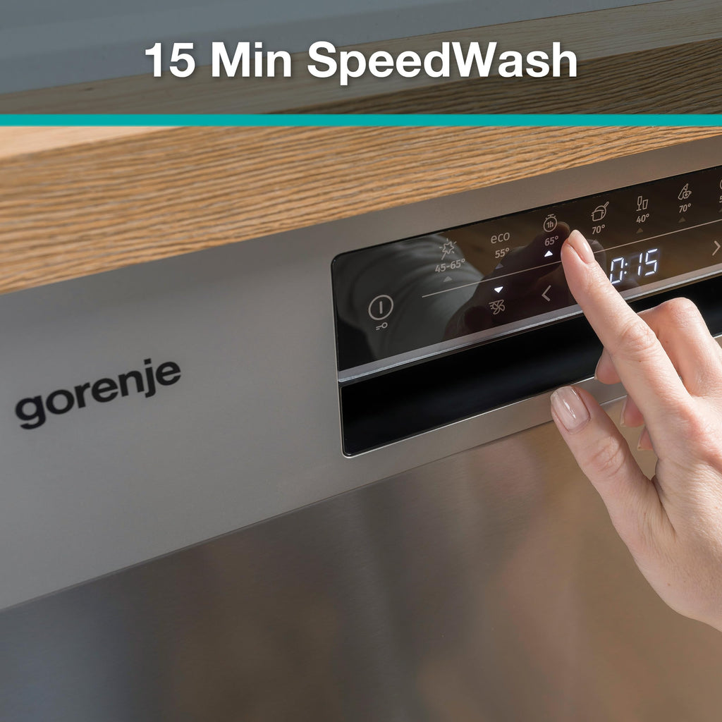 Gorenje GI643D91X Geschirrspüler/Einbaugerät/Integrierbar/60 breite/16 Maßgedecke/6 Programme/15 min SpeedWash/Intensivprogramm/ECO-Programm/Hygieneprogramm/EEK: D/Einbaumaße (HxBxT): 82 x 60 x 57,5cm